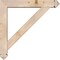 Ekena Millwork Traditional Arts and Crafts Smooth Bracket w/ Offset Brace, Douglas Fir, 5 1/2"W x 30"D x 30"H BKT0604X30X30TRA03SDF - alternate 3